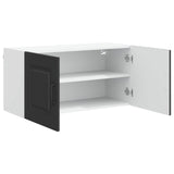 Dishwasher Panel Kalmar Black 80 x 31 x 40 cm Engineered Wood