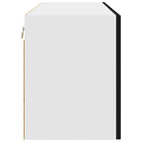 Kitchen Wall Cabinet Black 80 x 31 x 40 cm Engineered Wood - Close-Up Angle