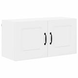 Kitchen Wall Cabinet with Door High Gloss White 80 x 31 x 40 cm - Front View