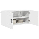 Kitchen Wall Cabinet with Door High Gloss White 80 x 31 x 40 cm - Side View