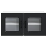 Dishwasher Panel Kalmar Black 80 x 31 x 40 cm Engineered Wood - Rear View