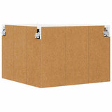 Kitchen Wall Cabinet White 57 x 57 x 40 cm Engineered Wood - Low Angle