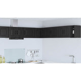 Dishwasher Panel Kalmar Black 57 x 57 x 40 cm Engineered Wood
