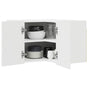 Dishwasher Panel Kalmar High Gloss White 57 x 57 x 40 cm