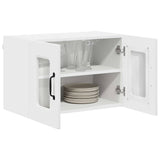 Kitchen Wall Cabinet with Shelf 2 pcs White 60 x 31 x 40 cm - Side View