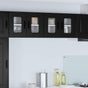 Dishwasher Panel Kalmar Black 60 x 31 x 40 cm Engineered Wood