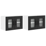 Dishwasher Panel Kalmar 2 pcs Black Engineered Wood
