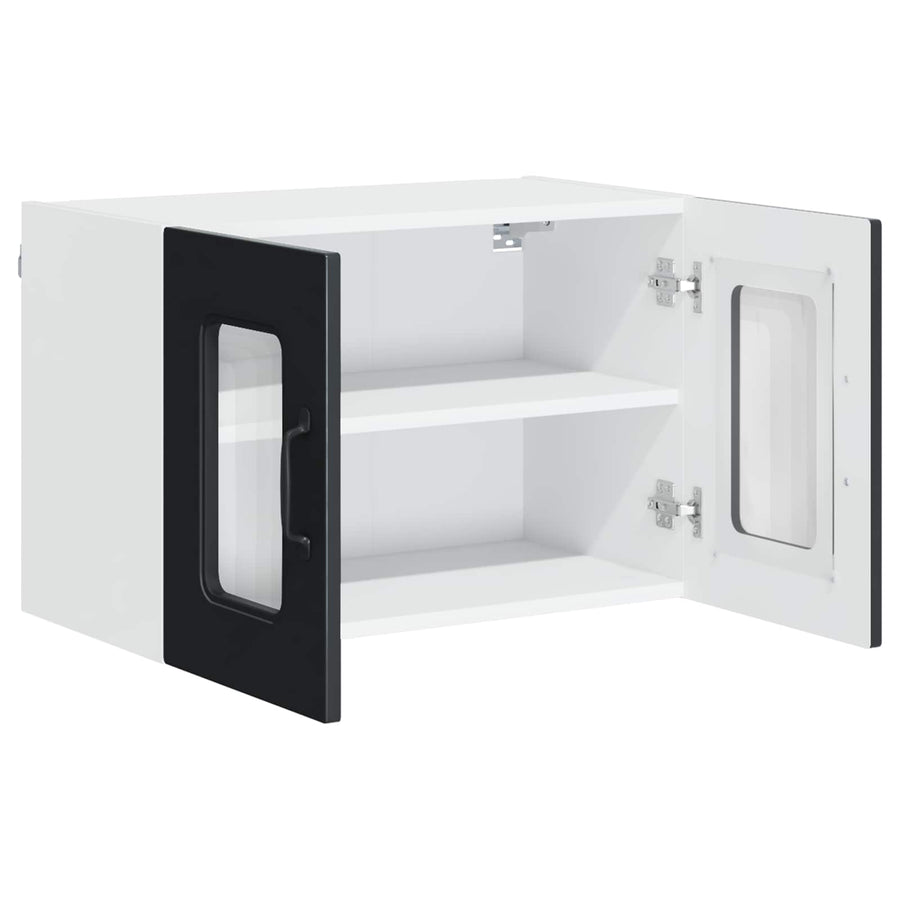 Dishwasher Panel Kalmar 2 pcs Black Engineered Wood