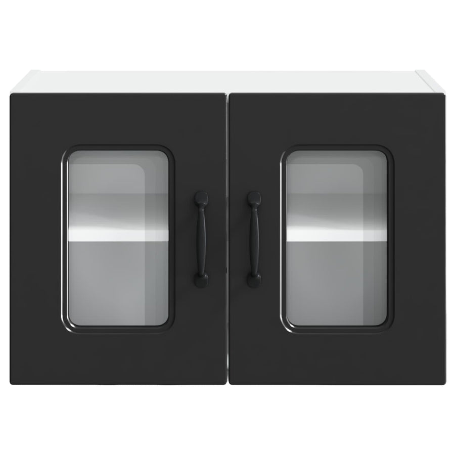 Dishwasher Panel Kalmar 2 pcs Black Engineered Wood