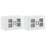 Dishwasher Panel Kalmar 2 pcs High Gloss White 60 x 31 x 40 cm - Front View