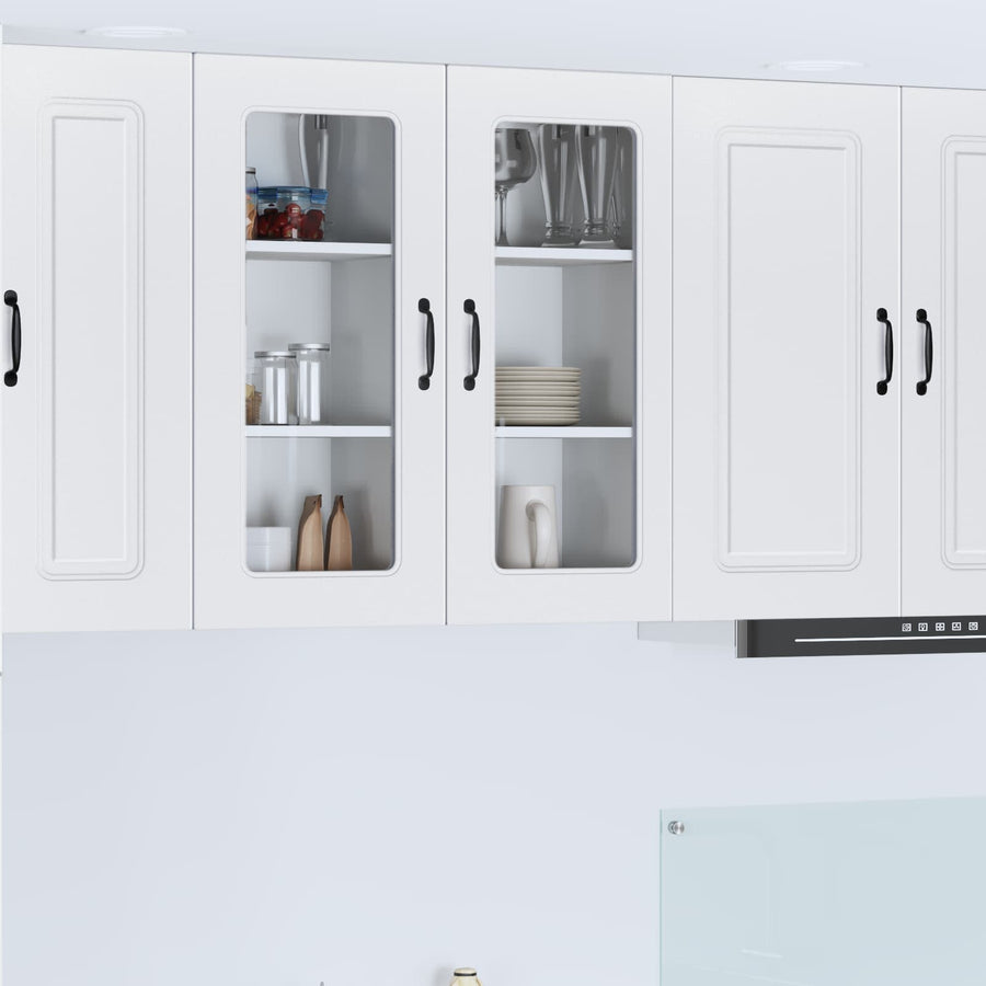 Dishwasher Panel Kalmar 2 pcs White Engineered Wood