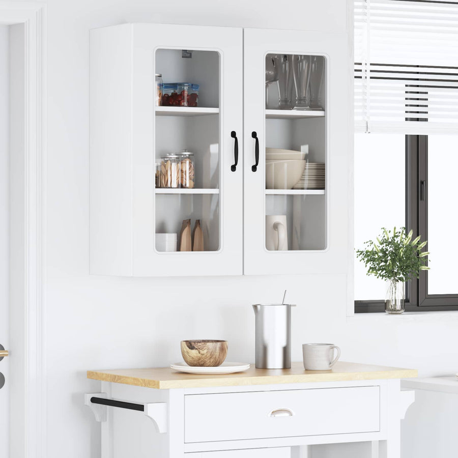 Dishwasher Panel Kalmar 2 pcs White Engineered Wood