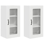 Dishwasher Panel Kalmar 2 pcs White Engineered Wood