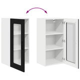 Kitchen Wall Cabinet Black 40 x 31 x 80 cm Engineered Wood - Extra Image