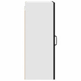 Kitchen Wall Cabinet with Shelf 2 pcs Black 40 x 31 x 80 cm - Low Angle