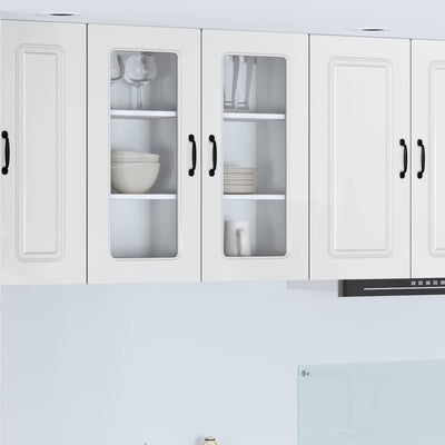 Dishwasher Panel Kalmar High Gloss White 40 x 31 x 80 cm