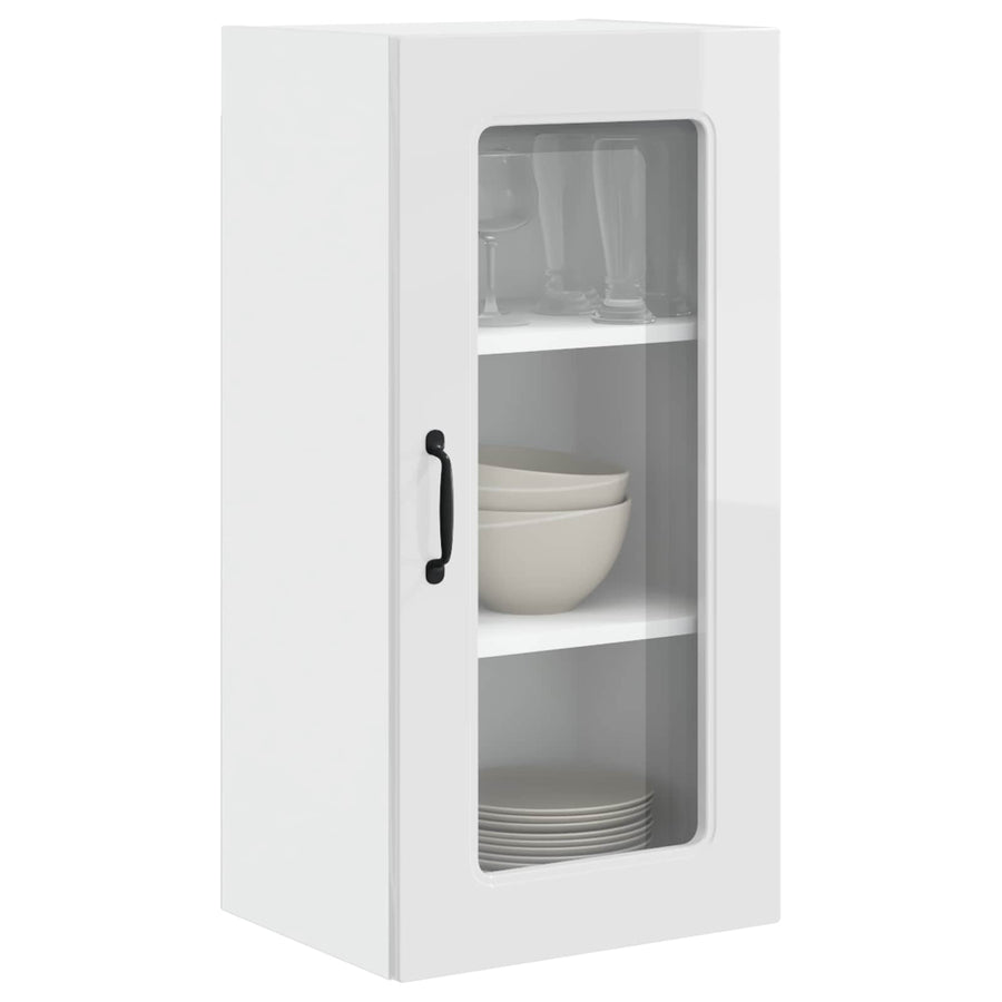 Dishwasher Panel Kalmar 2 pcs High Gloss White Engineered Wood