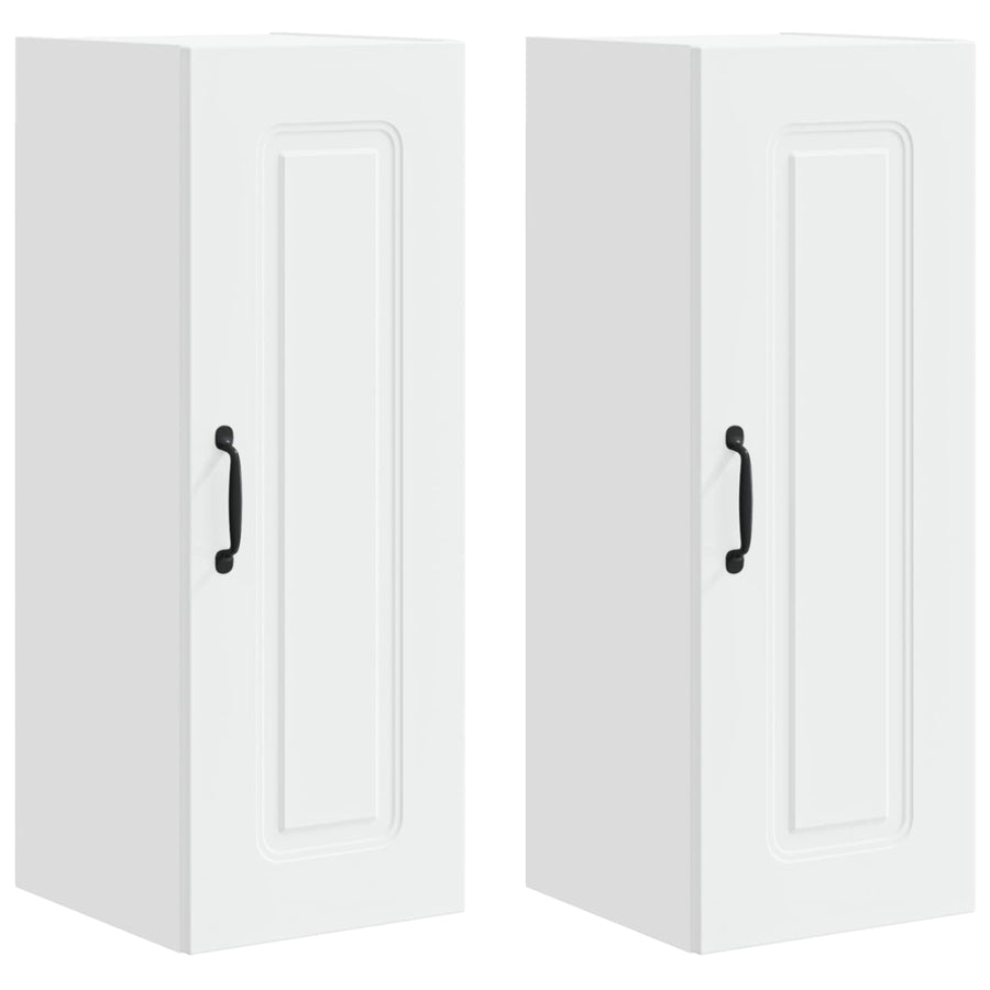 Dishwasher Panel Kalmar 2 pcs White Engineered Wood