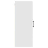 Kitchen Wall Cabinet with Shelf 2 pcs White 30 x 31 x 80 cm - Low Angle