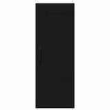 Kitchen Wall Cabinet with Shelf 2 pcs Black 30 x 31 x 80 cm - Close-Up Angle