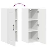 Kitchen Wall Cabinet with Door High Gloss White 30 x 31 x 80 cm - Extra Image