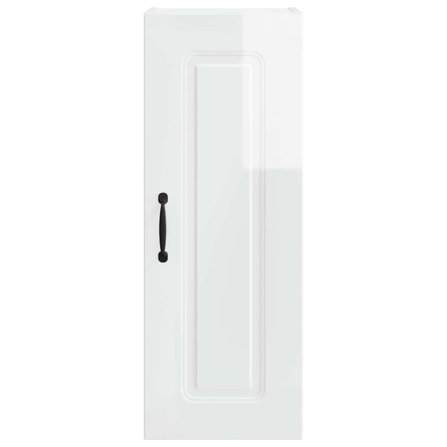 Dishwasher Panel Kalmar 2 pcs High Gloss White Engineered Wood