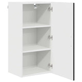 Kitchen Wall Cabinet Black 40 x 31 x 80 cm Engineered Wood - 45-Degree Angle