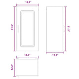 Dishwasher Panel Kalmar Black 40 x 31 x 80 cm Engineered Wood - Extra Image