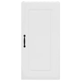 Kitchen Wall Cabinet with Door High Gloss White 40 x 31 x 80 cm - Rear View