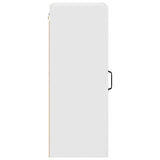 Kitchen Wall Cabinet White 50 x 31 x 80 cm Engineered Wood - Close-Up Angle