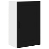 Kitchen Wall Cabinet Black 50 x 31 x 80 cm Engineered Wood - Front View