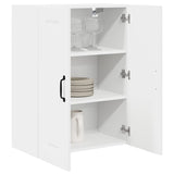 Kitchen Wall Cabinet White 60 x 31 x 80 cm Engineered Wood - Side View