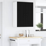 Kitchen Wall Cabinet Black 60 x 31 x 80 cm Engineered Wood - Top-Down View