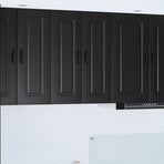 Dishwasher Panel Kalmar Black 60 x 31 x 80 cm Engineered Wood