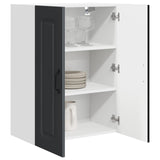 Dishwasher Panel Kalmar Black 60 x 31 x 80 cm Engineered Wood