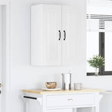 Kitchen Wall Cabinet with Door High Gloss White 60 x 31 x 80 cm - Top-Down View
