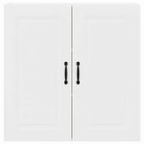 Kitchen Wall Cabinet White 80 x 31 x 80 cm Engineered Wood - Rear View