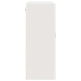 Kitchen Wall Cabinet White 80 x 31 x 80 cm Engineered Wood - Close-Up Angle