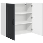 Dishwasher Panel Kalmar Black 80 x 31 x 80 cm Engineered Wood