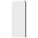 Kitchen Wall Cabinet Black 80 x 31 x 80 cm Engineered Wood - Close-Up Angle