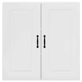 Kitchen Wall Cabinet with Door High Gloss White 80 x 31 x 80 cm - 45-Degree Angle