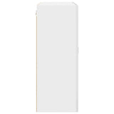 Kitchen Wall Cabinet with Door High Gloss White 80 x 31 x 80 cm - Rear View