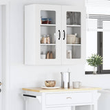 Kitchen Wall Cabinet White 80 x 31 x 80 cm Engineered Wood - Top-Down View