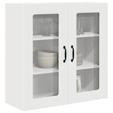 Kitchen Wall Cabinet White 80 x 31 x 80 cm Engineered Wood - Side View