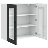Dishwasher Panel Kalmar Black 80 x 31 x 80 cm Engineered Wood - 45-Degree Angle