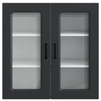 Dishwasher Panel Kalmar Black 80 x 31 x 80 cm Engineered Wood
