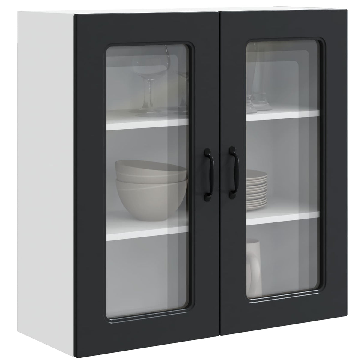 Dishwasher Panel Kalmar Black 80 x 31 x 80 cm Engineered Wood