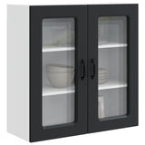 Dishwasher Panel Kalmar Black 80 x 31 x 80 cm Engineered Wood