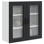 Dishwasher Panel Kalmar Black 80 x 31 x 80 cm Engineered Wood