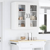 Kitchen Wall Cabinet with Door High Gloss White 80 x 31 x 80 cm - Top-Down View
